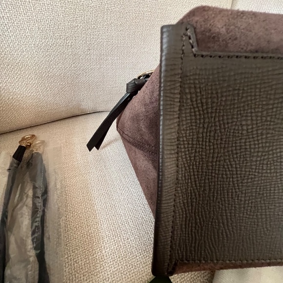 LONGCHAMP MAILBOX CHOCOLATE LEATHER & SUEDE - Picture 13 of 13